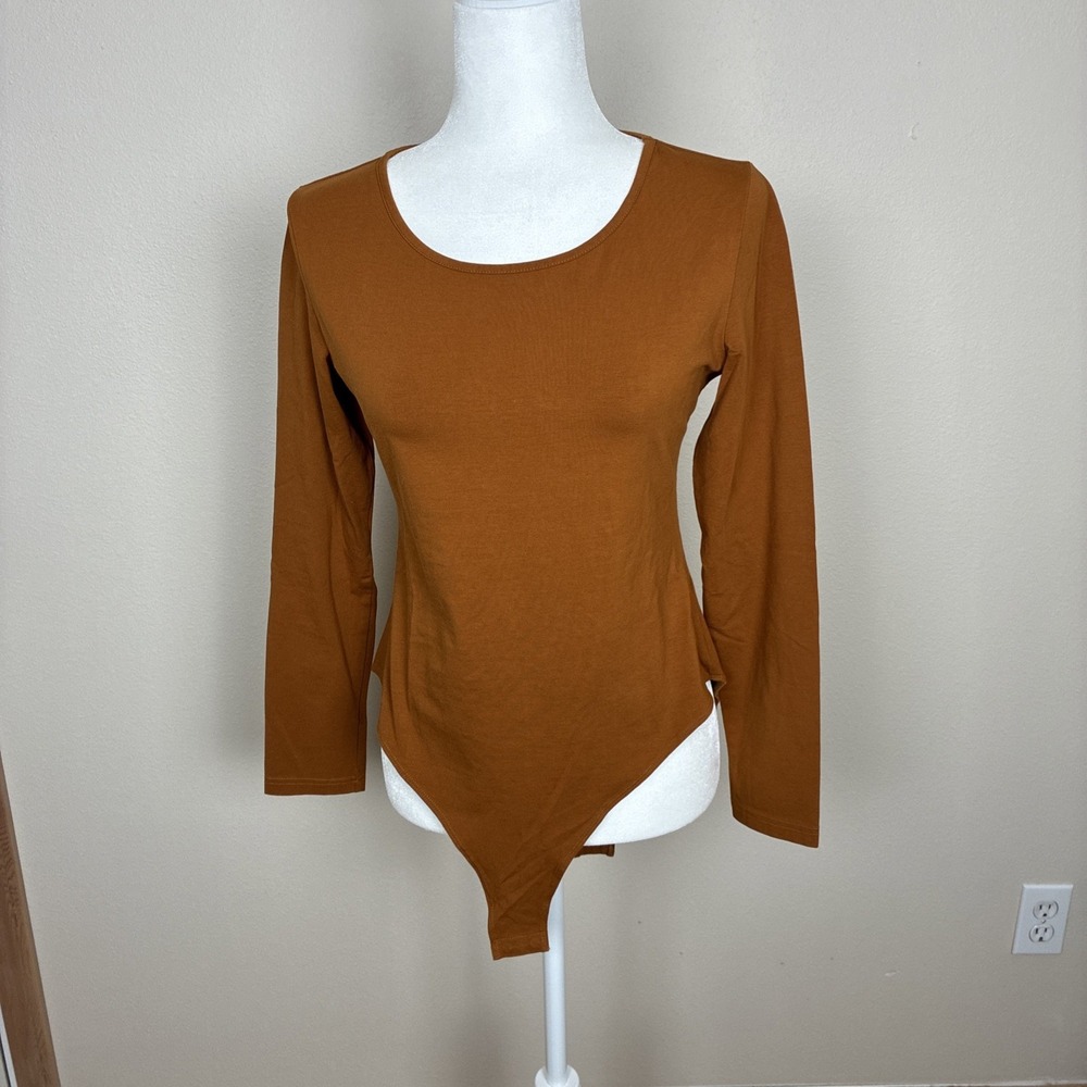 Mangopop Camel Bodysuit Women's Size Large (L4)